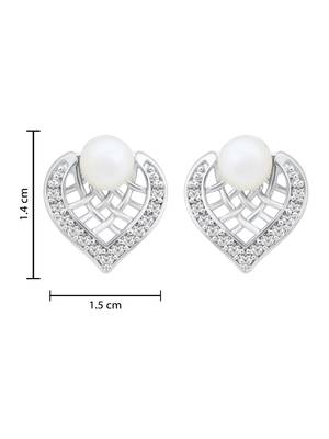 Fashion cubic zirconia diamoand stud earrings for women  4
