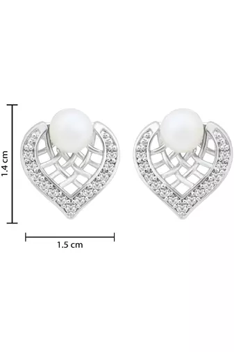Fashion cubic zirconia diamoand stud earrings for women 