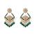 Traditional design handcrafted kundan & pearl earrings for women (e7274g)