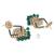 Traditional design handcrafted kundan & pearl earrings for women (e7274g)
