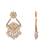 Traditional design handcrafted kundan & pearl earrings for women (e7274gr)