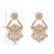 Traditional design handcrafted kundan & pearl earrings for women (e7274gr)