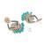 Traditional design handcrafted kundan & pearl earrings for women (e7274pg)