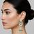 Traditional design handcrafted kundan & pearl earrings for women (e7275pg)