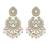 Traditional design handcrafted kundan & pearl earrings for women (e7276mul)