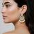 Traditional design handcrafted kundan & pearl earrings for women (e7276w)