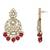 Traditional design handcrafted kundan & pearl earrings for women (e7277m)