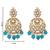 Traditional design handcrafted kundan & pearl earrings for women (e7277g)