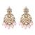 Traditional design handcrafted kundan & pearl earrings for women (e7277pi)