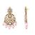 Traditional design handcrafted kundan & pearl earrings for women (e7277pi)