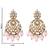 Traditional design handcrafted kundan & pearl earrings for women (e7277pi)