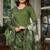 Women's Gorgeous Embroidery Viscose Chanderi Fabric Straight Kurta, Pant and Dupatta Set