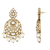 Traditional design handcrafted kundan & pearl earrings for women (e7277w)