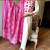 Off White South Cotton Embroidery Kurta Set with Pink Dupatta