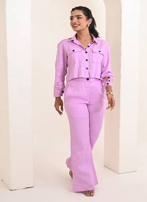 Pink jam cotton coord set 1