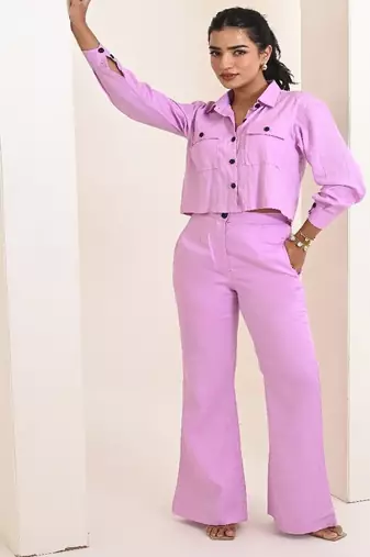 Pink jam cotton coord set
