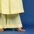 Yellow dobby cotton coord set