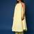 Yellow dobby cotton coord set