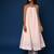 Peach dobby cotton coord