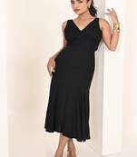 Black rayon dress