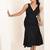 Black rayon dress