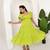 Lime green cotton dress