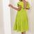 Lime green cotton dress