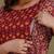 Maroon aaysa floral printed pure cotton flared maternity maxi dress