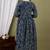 Orange aaysa floral printed pure cotton flared maternity maxi dress