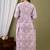 Light pink aaysa floral printed pure cotton flared maternity maxi dress