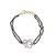 Gold plated hand mangalsutra in sterling silver