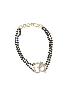 Gold plated hand mangalsutra in sterling silver 2