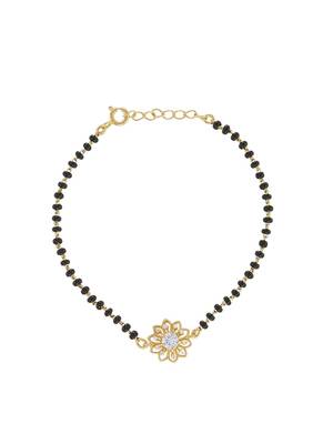 Gold plated hand mangalsutra in sterling silver 2