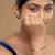 Gold plated hand mangalsutra in sterling silver