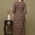 Maroon aaysa floral printed pure cotton flared maternity maxi dress