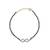 Gold plated hand mangalsutra in sterling silver