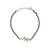 Gold plated hand mangalsutra in sterling silver