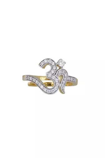 Gold plated ring in sterling silver