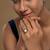 Gold plated ring in sterling silver