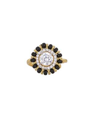 Gold plated ring in sterling silver 2