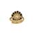 Gold plated ring in sterling silver