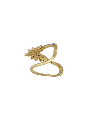 Gold plated ring in sterling silver 3