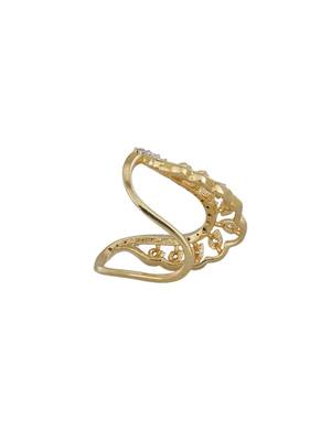 Gold plated ring in sterling silver 3