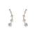 Gold plated ear cuffs in sterling silver