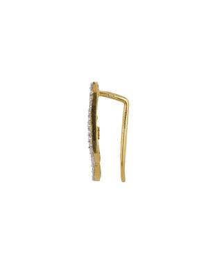 Gold plated ear cuffs in sterling silver 2