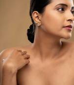 Gold plated ear cuffs in sterling silver