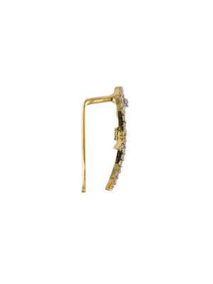 Gold plated ear cuffs in sterling silver 2
