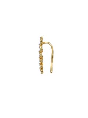 Gold plated ear cuffs in sterling silver 2