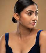 Gold plated earrings in sterling silver