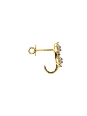 Gold plated earrings in sterling silver 2